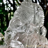 Clear Quartz Ganesha（गणेश, gaṇeśa）